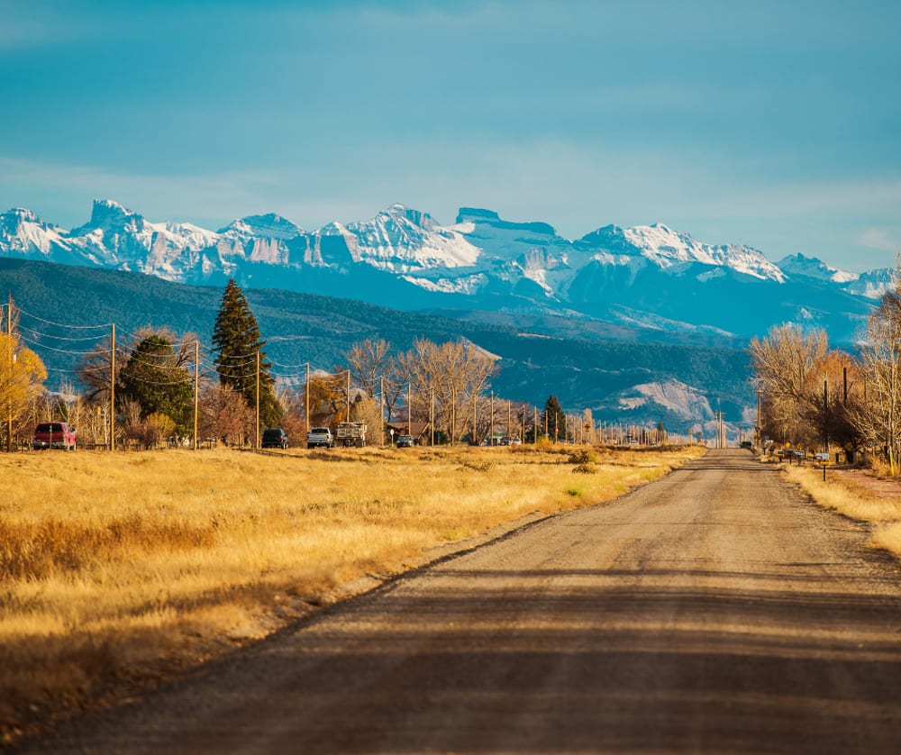 Scenic ranch country outside Durango